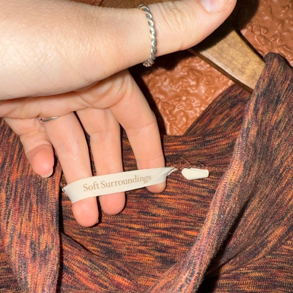 Women’s Soft Surrounding Mockneck Pullover Tunic Fall Size Extra Large - Picture 2 of 6